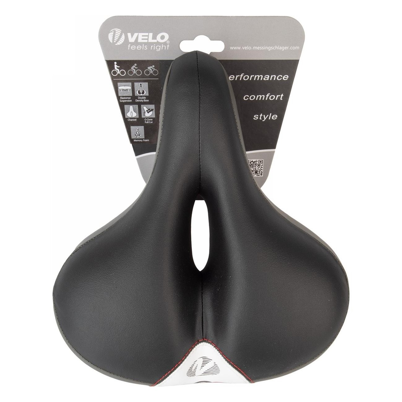 Sella VELO Newport Gemini W 245x212 mm in Acciaio, Senza Morsetto - 4 - Selle - 4015493251644