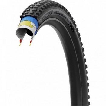 Copertone Michelin Wild Enduro MH 29' x 2.50 TLR Dark, Extra Grip e Protezione Avanzata - 3 - Copertoni - 3528706196676