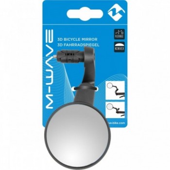 M-WAVE Spy Space XL Left Anti-Glare Bike Mirror for 17-21mm Handlebars - 4