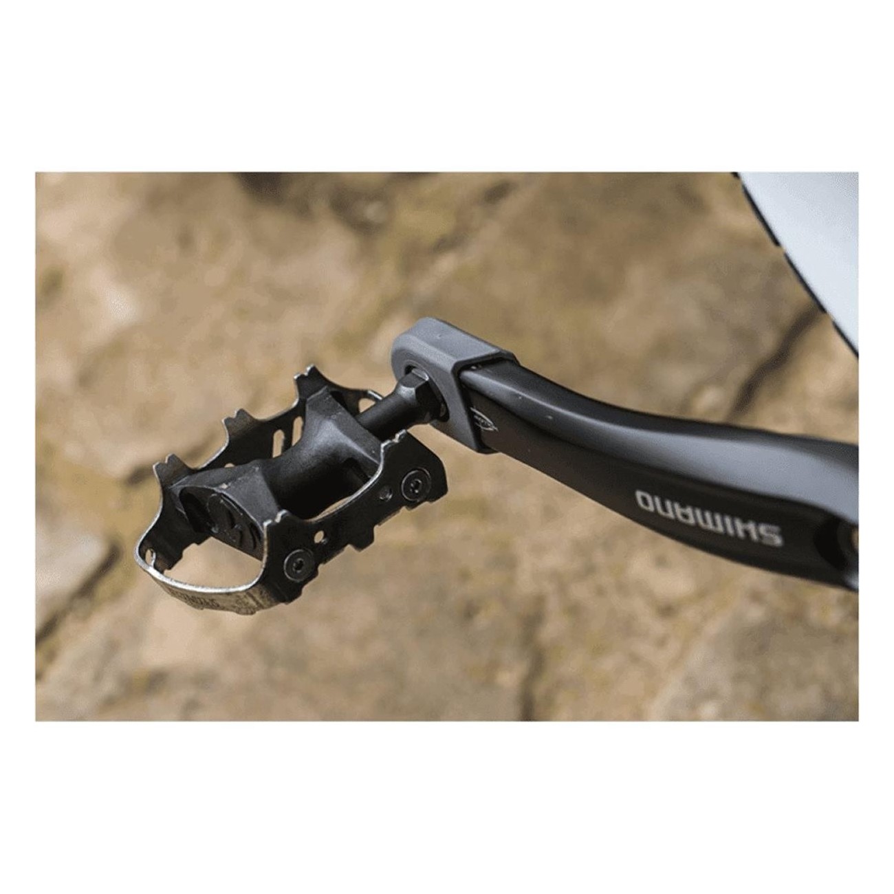 Crank Armor Pedal Protection Grau für Sram und Shimano - Leicht und Robust - 2