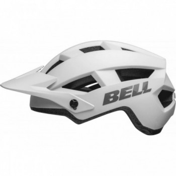 Casco Spark 2 Bianco Opaco con Visiera Regolabile, Taglia 50-57 cm - Design Ventilato e Sistema Ergo Fit™ per Sicurezza e Comfor