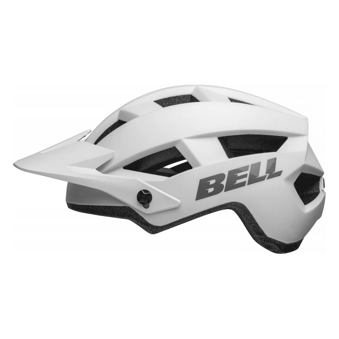 Casque Spark 2 Blanc Mat avec Visière Réglable, Taille 50-57 cm - 1