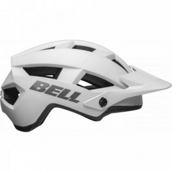 Casco Spark 2 Bianco Opaco con Visiera Regolabile, Taglia 50-57 cm - Design Ventilato e Sistema Ergo Fit™ per Sicurezza e Comfor