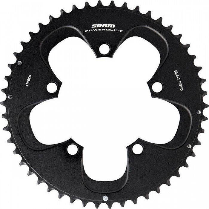 X Glide Chainrings for Aluminum Road Cranks - Various Sizes and Colors - 1