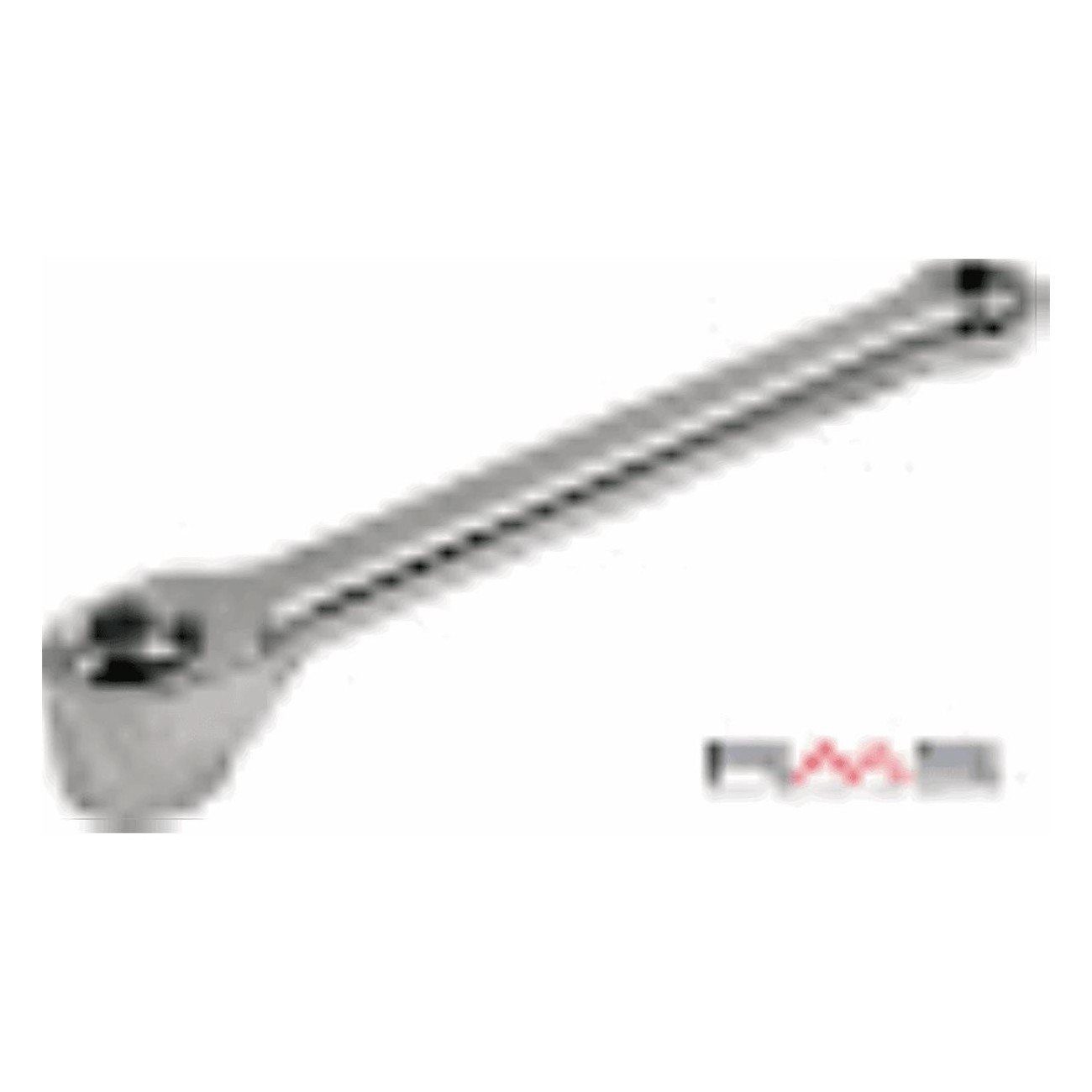 Left Crank 165mm in Chrome Plated Steel with Thun Pin - 1