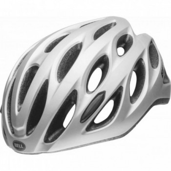 Casco Tracker R Silver Opaco 54-61cm, 273g, 25 Prese d'Aria, Ventilazione e Sicurezza per Ciclisti - 2 - Caschi - 0768686478840