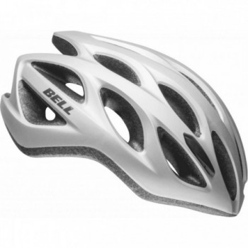 Casco Tracker R Silver Opaco 54-61cm, 273g, 25 Prese d'Aria, Ventilazione e Sicurezza per Ciclisti - 4 - Caschi - 0768686478840