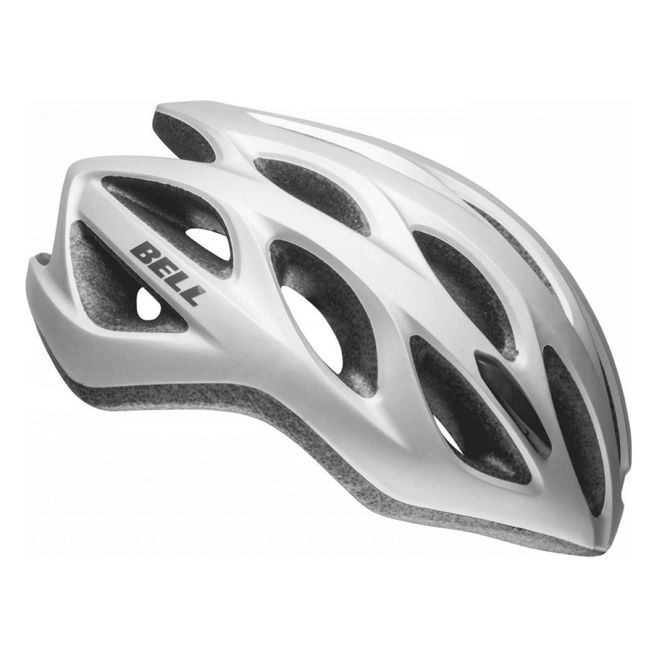 Casco Tracker R Silver Opaco 54-61cm, 273g, 25 Prese d'Aria, Ventilazione e Sicurezza per Ciclisti - 4 - Caschi - 0768686478840