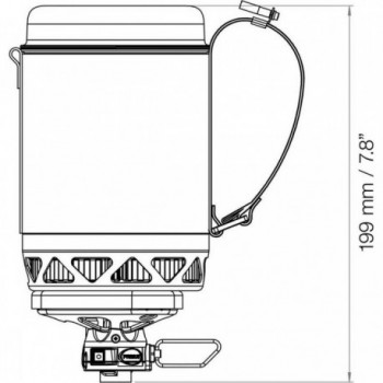 Système de Réchaud Lite Plus Bleu : Réchaud Compact et Efficace pour Camping - 5