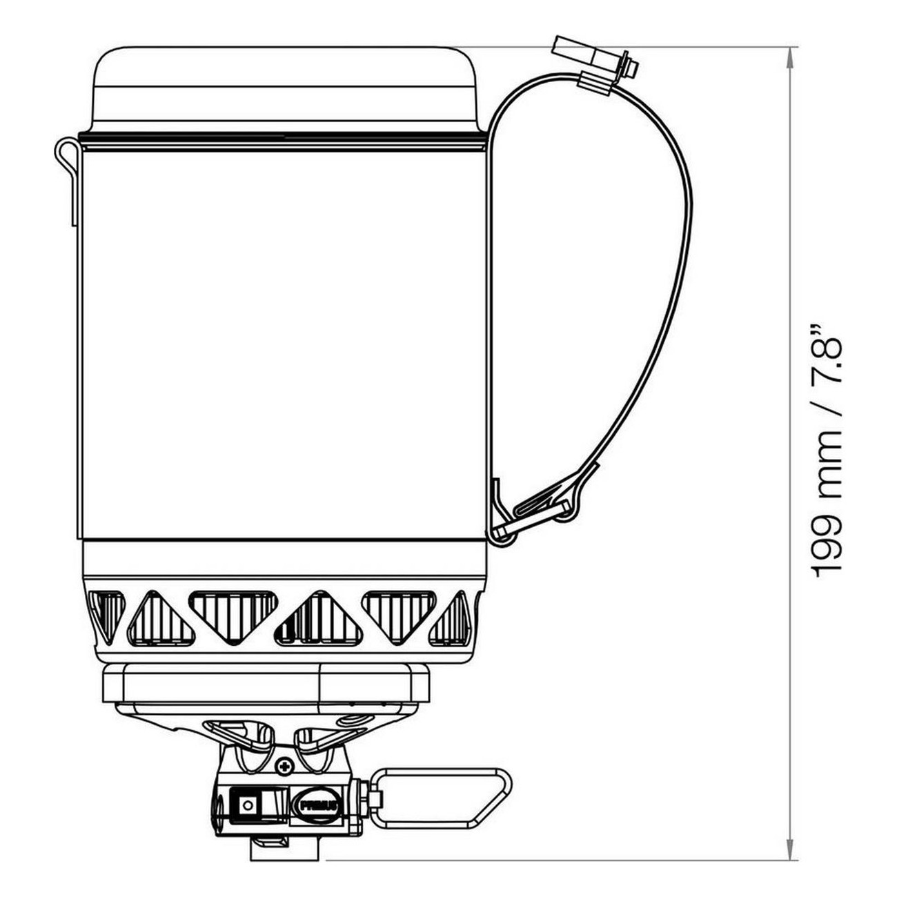 Système de Réchaud Lite Plus Bleu : Réchaud Compact et Efficace pour Camping - 5