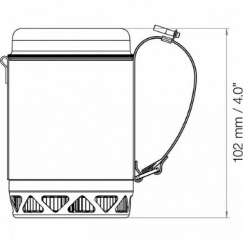 Système de Réchaud Lite Plus Bleu : Réchaud Compact et Efficace pour Camping - 6