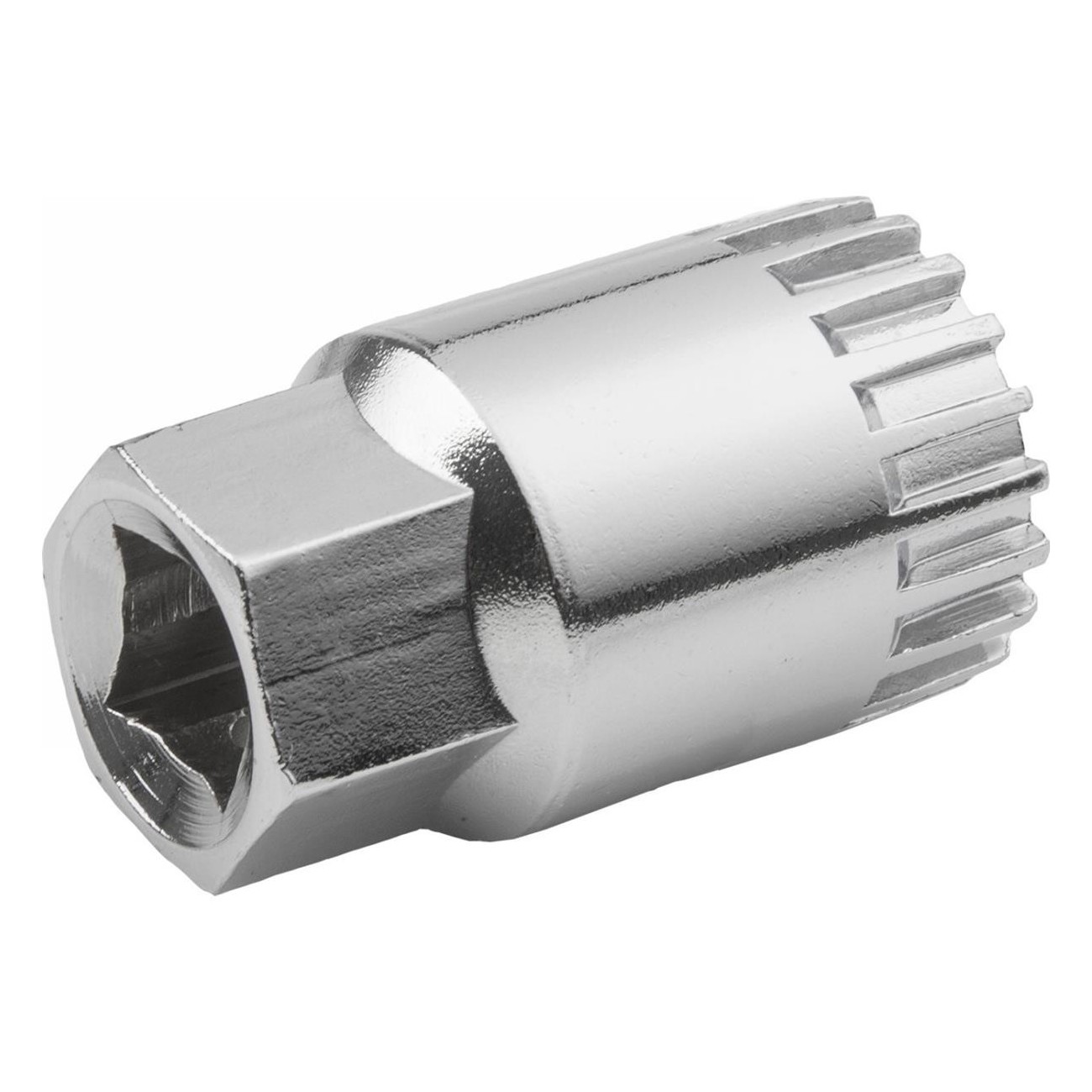 Clé pour Moyeu Central en Acier Argent M-WAVE Compatible Shimano - 1