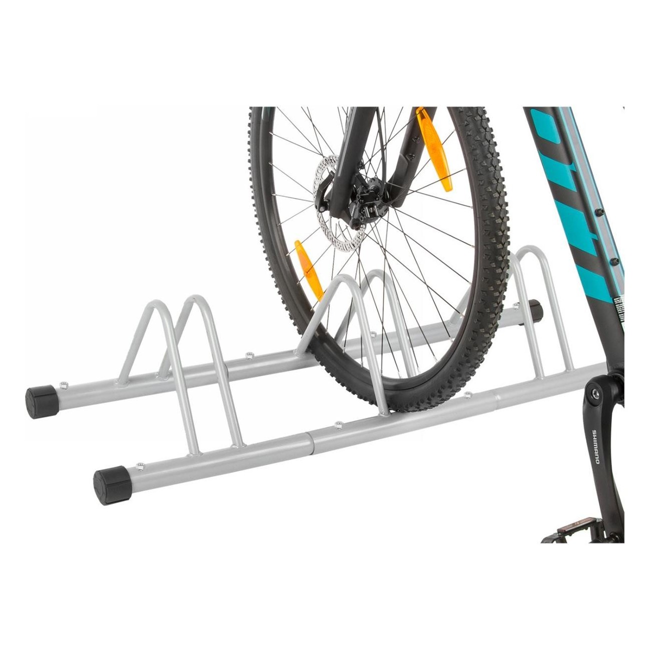 Soporte para Bicicleta de Acero Plateado, Set de 3 Piezas MV, Ruedas 12'-29' - 2