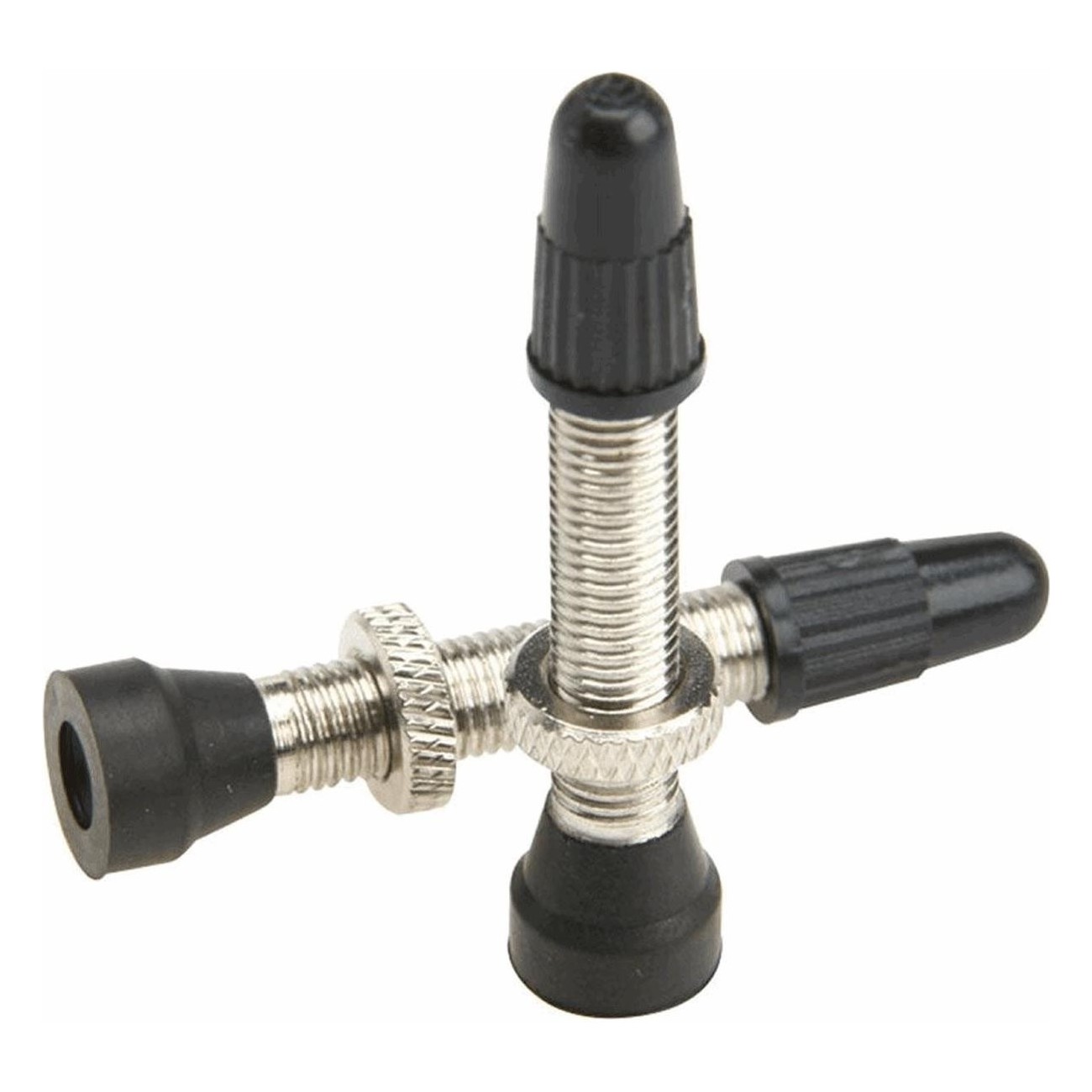 50mm Brass Tubeless Valve with Conical Base, O-Ring and Nut - 1