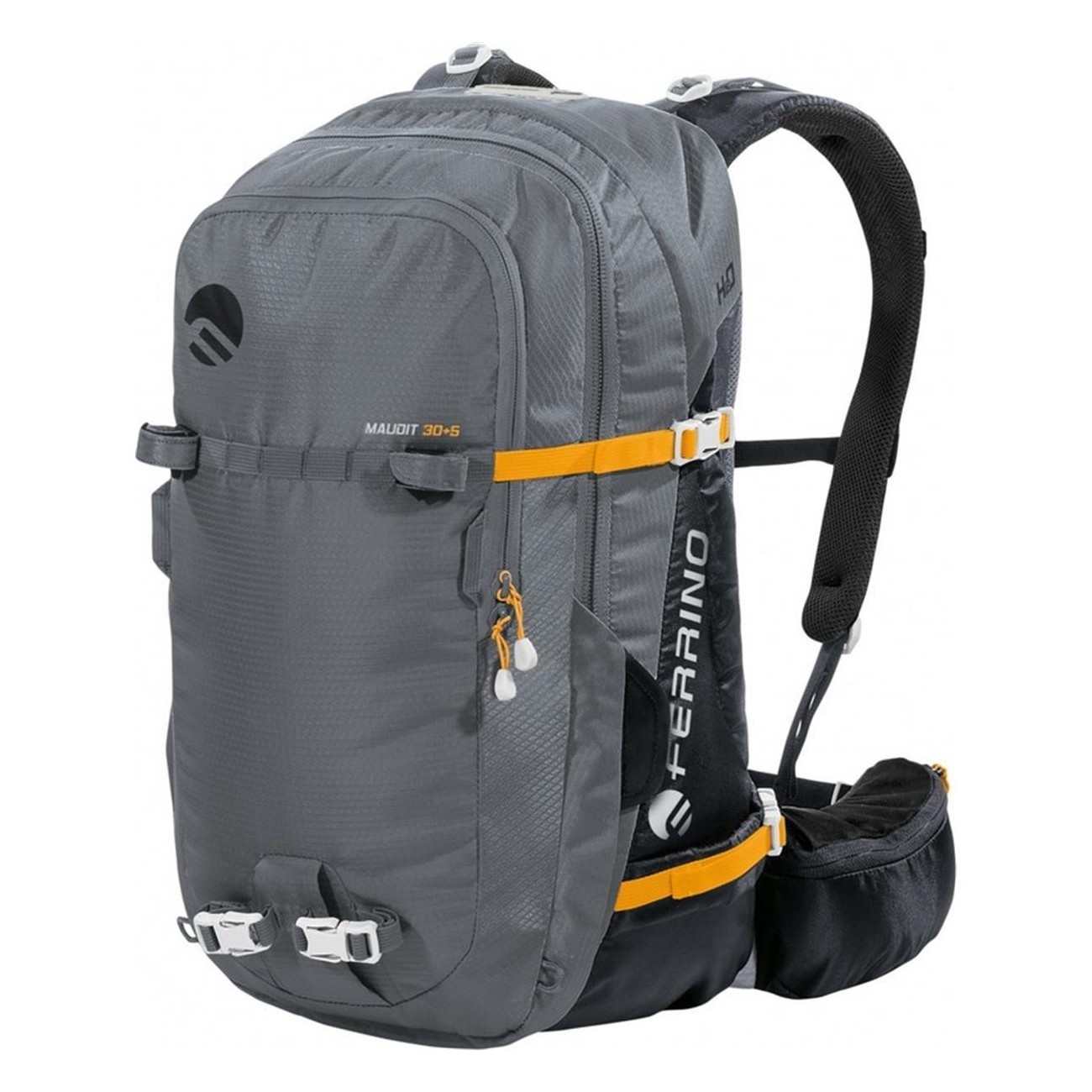 Mochila Maudit 30+5L Gris Oscuro para Alpinismo y Esquí de Montaña - 1