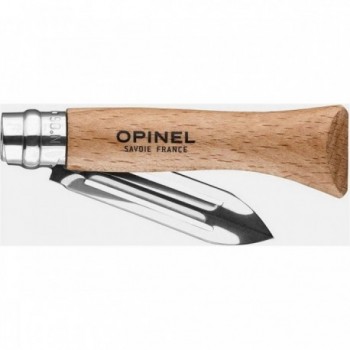 Opinel N.06 Folding Peeler with Stainless Steel Blade and Beech Handle - 2