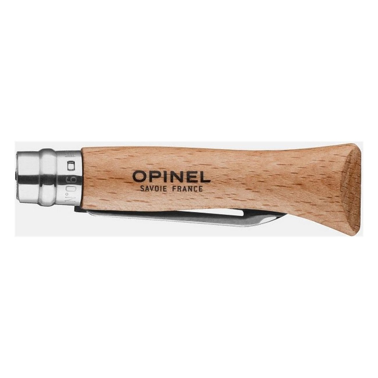 Opinel N.06 Folding Peeler with Stainless Steel Blade and Beech Handle - 3