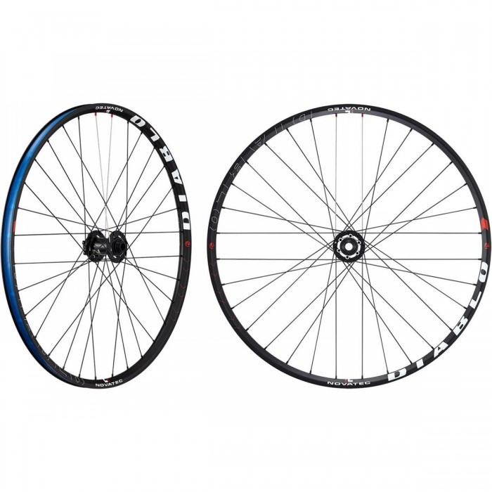 Set de Roues Novatec Diablo 650B en Aluminium Tubeless 27.5'' pour Enduro et Downhill - 1