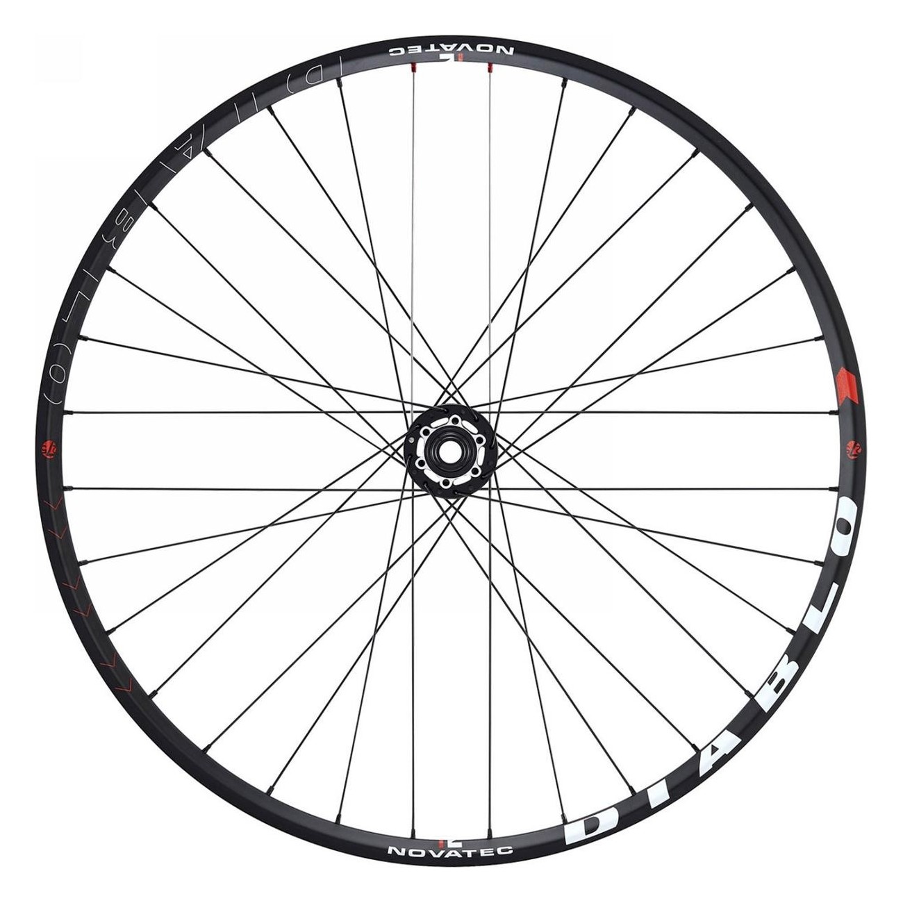 Novatec Diablo 650B Tubeless Aluminum Wheelset for Enduro and Downhill - 2