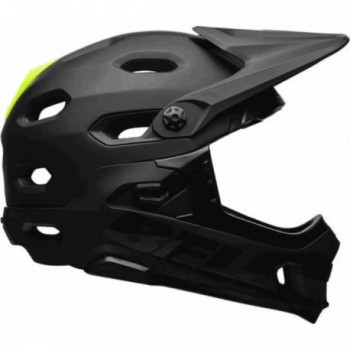 Casco Integral Super DH Negro/Amarillo con MIPS, Talla 52-56 cm - 1