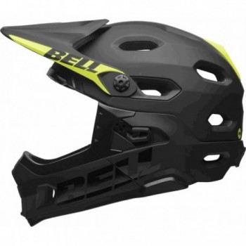 Casco Integrale Super DH Nero/Giallo con MIPS, Taglia 52-56 cm, Tecnologia Spherical e Mentoniera Removibile - 2 - Caschi - 0768