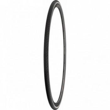 700x25 Black Road Bike Tire with Rigid Bead, Elegant and Durable Design - 1