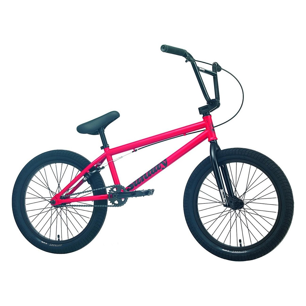 BMX Fahrrad Sunday Primer 20' Feuerwehr Rot Matt - Exzellente Leistung und Robustes Design - 1