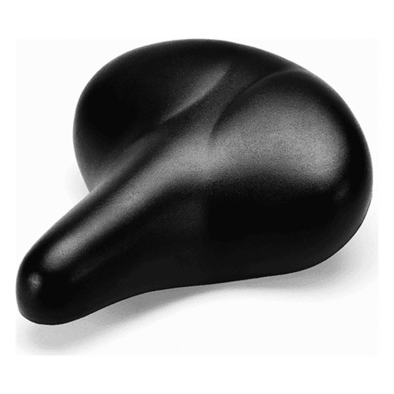 Selle Citybike en Polyuréthane Noir avec Ressorts, 260x222 mm - 1