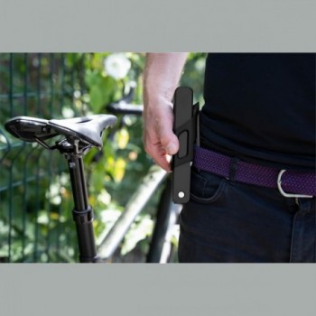 Cadenas pliable Hiplok SWITCH 85cm noir avec certification Sold Secure Bronze et système CLIP + RIDE - 3