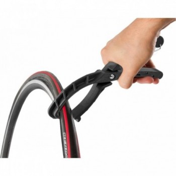 Black Plastic Tire Levers with 2 Tools for Bicycles - Special Tool - 2