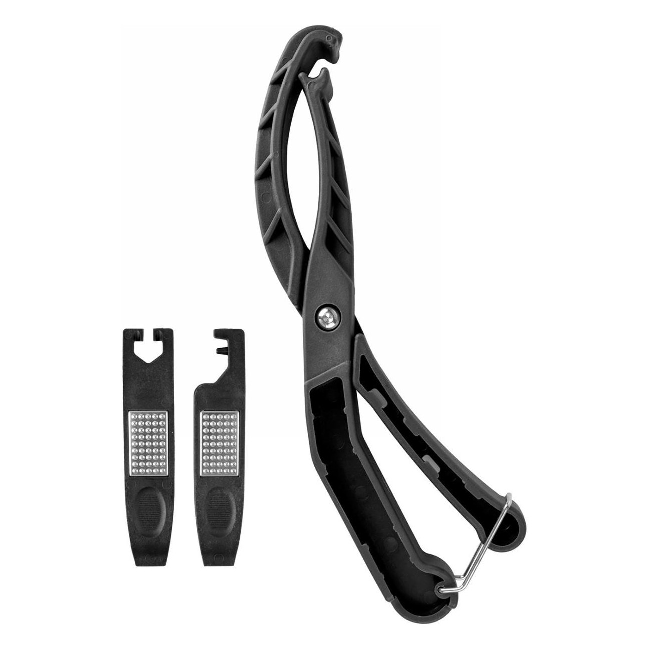 Black Plastic Tire Levers with 2 Tools for Bicycles - Special Tool - 3