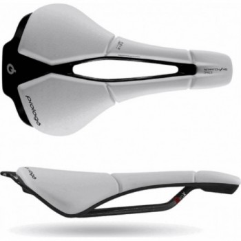 Sella Unisex Scratch M5 Space Wider 147mm Tirox Bianca con Comfort Ergonomico - 1 - Selle - 4711946193720