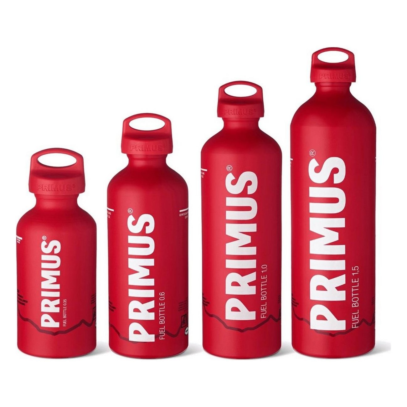 1.5L Red Fuel Bottle for Liquid Gas Stoves, Compatible with Primus Models - 2