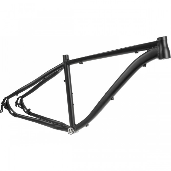 Cadre VTT 650B/27.5 en Aluminium 6061 Noir Mat avec Frein à Disque, 19'' - 1