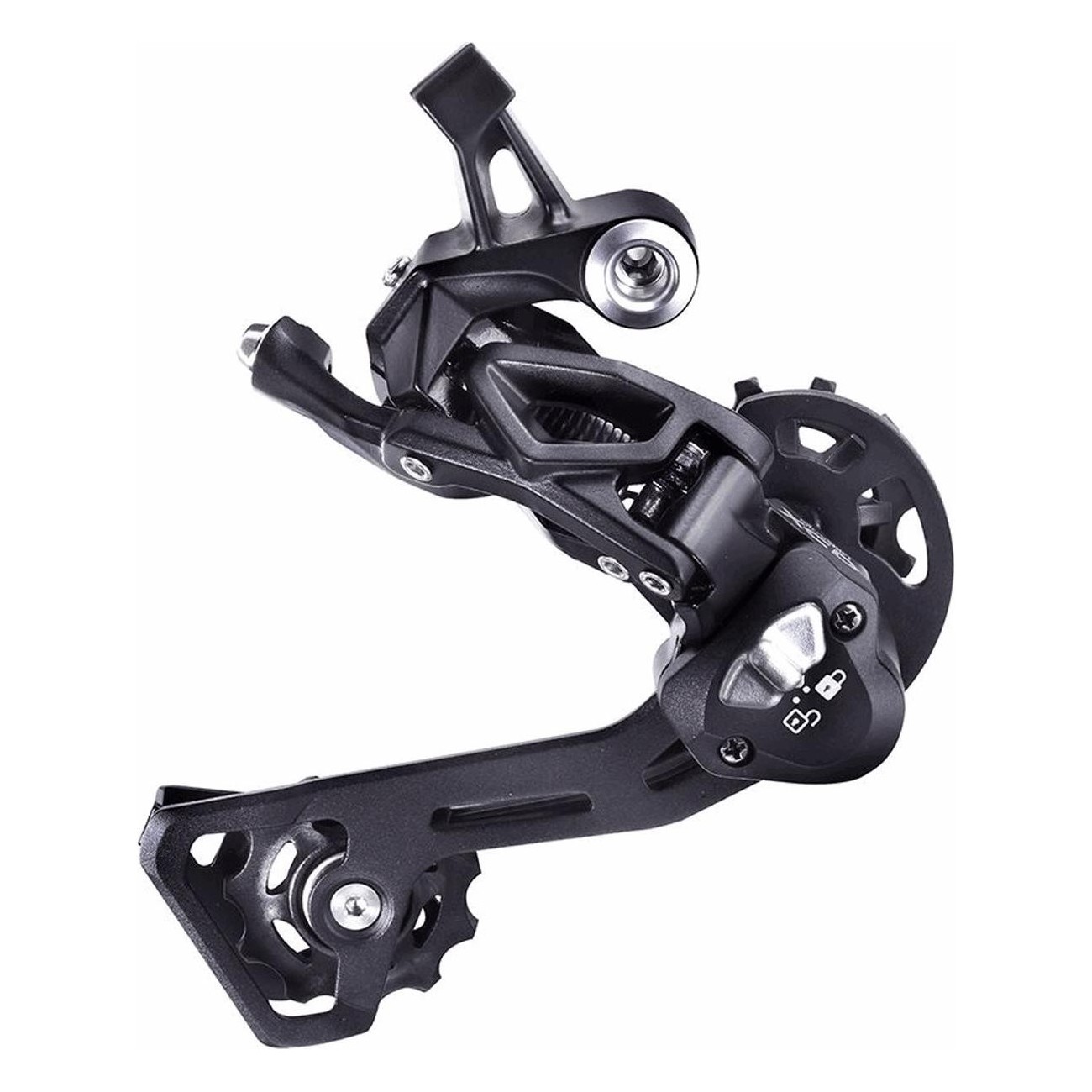 Dérailleur VTT 1x11V Cage Moyenne Acier 46D Noir Compatible SHIMANO - microSHIFT - 1