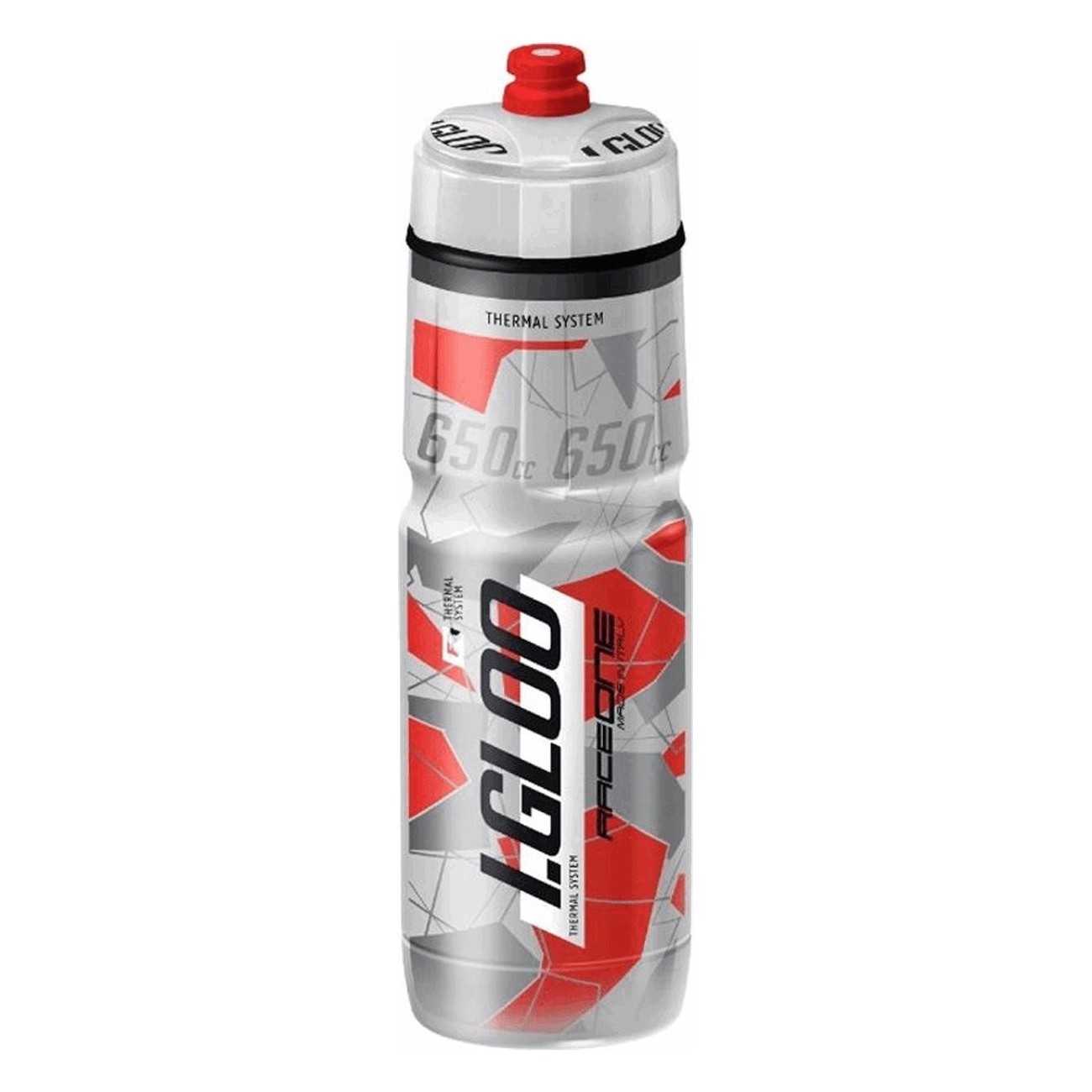 Borraccia Termica 650ml IGLOO 2.0 Rosso - RaceOne per Attività Sportive - 1 - Borracce - 8052747193073