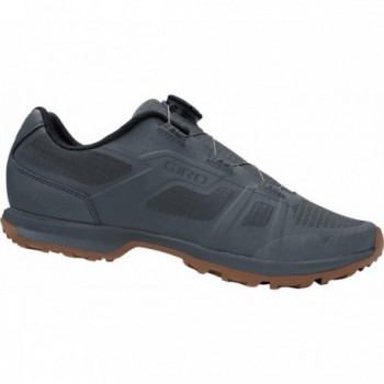 Chaussures MTB Giro Gauge Boa Gris/Bleu/Marron Taille 44 avec Boa et SPD - 2