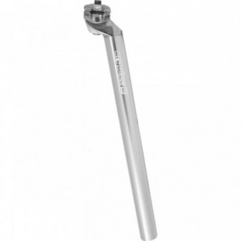 ERGOTEC Aluminum MTB Seatpost 29.2mm x 350mm Silver with Integrated Clamp - 1