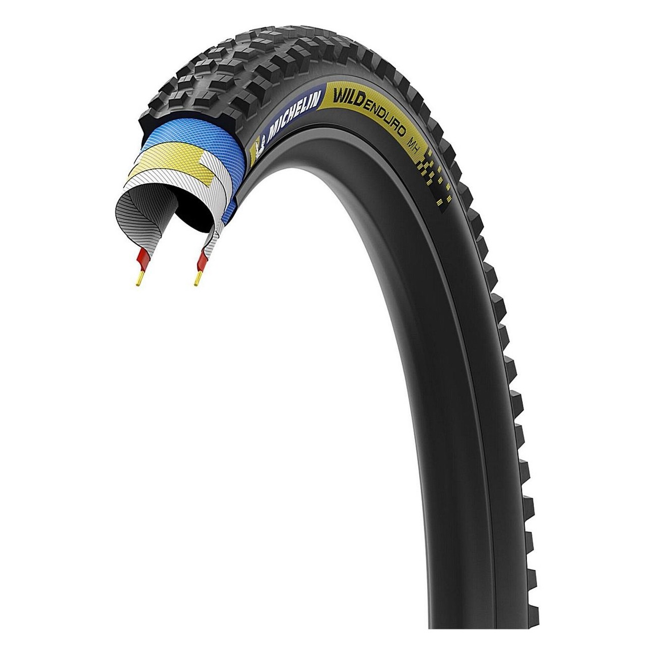 Copertone MTB 29' x 2.50 Michelin Wild Enduro MH TLR - Extra Grip e Protezione Antiforatura - 3 - Copertoni - 3528701843650