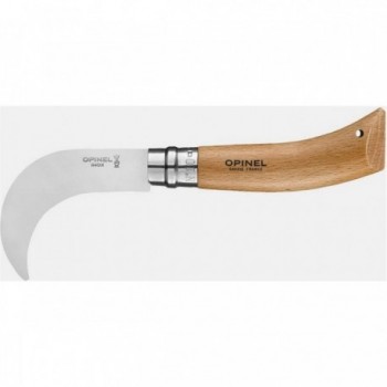 Opinel Roncola N.10 con Lama Curva in Acciaio Inossidabile e Manico in Faggio, Ideale per Giardinaggio e Potatura - 1 - Varie - 