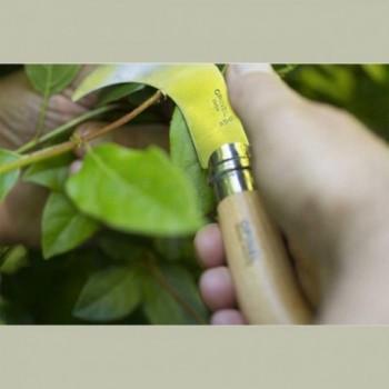 Opinel Roncola N.10 con Lama Curva in Acciaio Inossidabile e Manico in Faggio, Ideale per Giardinaggio e Potatura - 3 - Varie - 