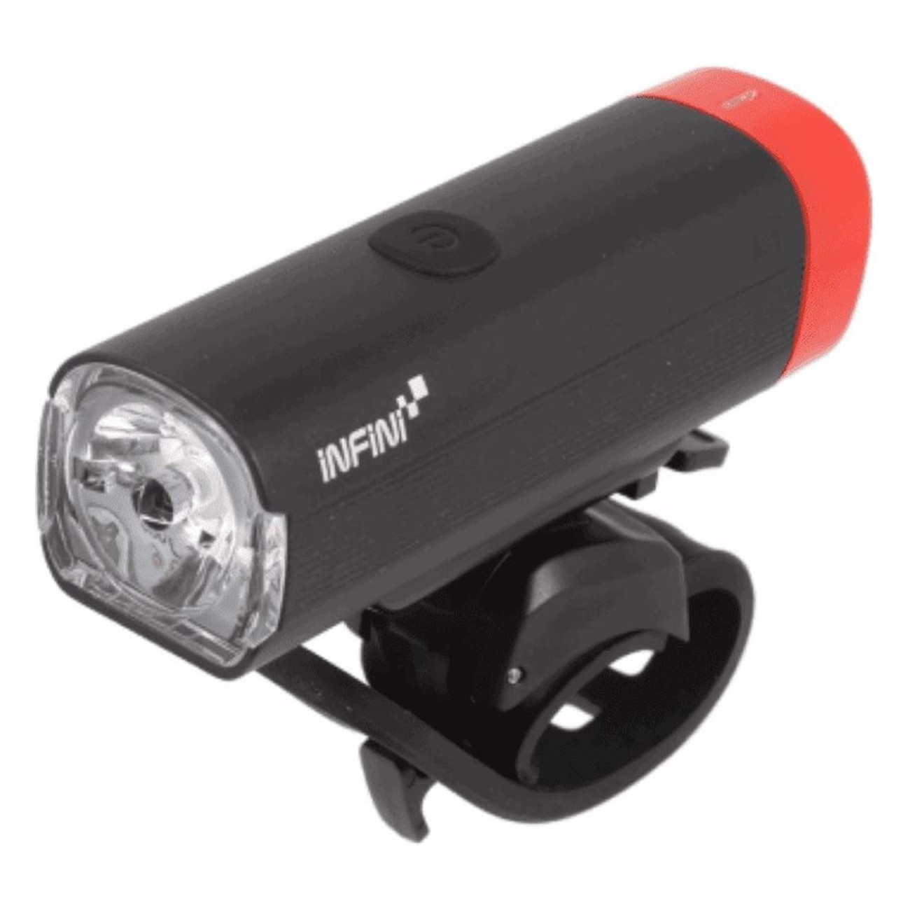 KOR 800 Lumen LED USB Front Bike Light in Black Aluminum - 1