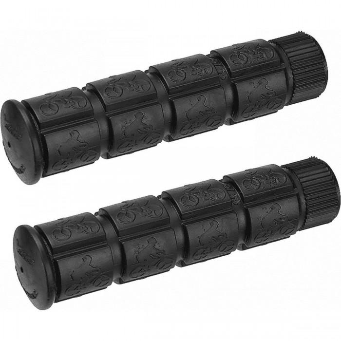 Ngrip Black Rubber Grips 120mm for Adults - Comfort and Durability - 1