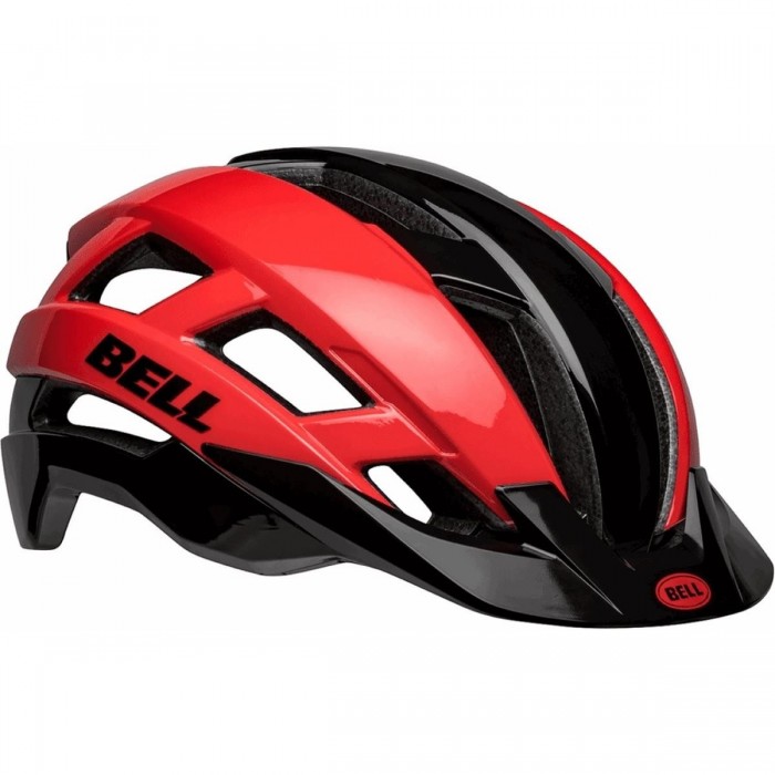 Falcon XRV MIPS Helmet Red/Black with LED Light, Size 52-56 cm - 1