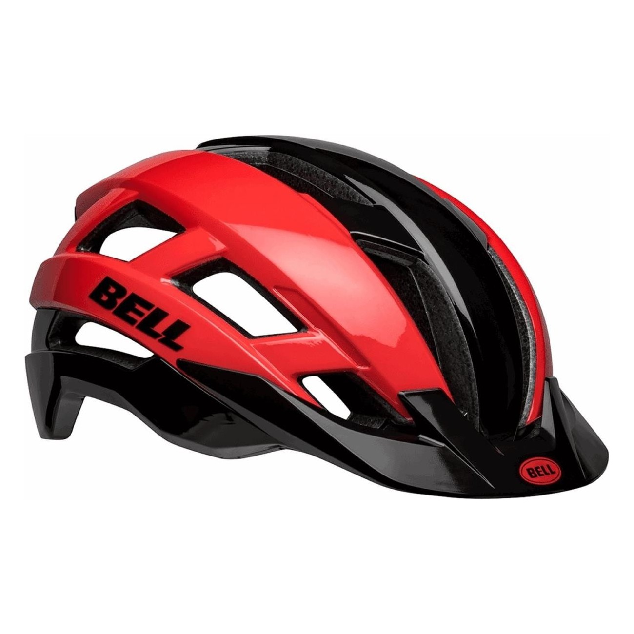 Casco Falcon XRV MIPS Rojo/Negro con Luz LED, Talla 52-56 cm - 1