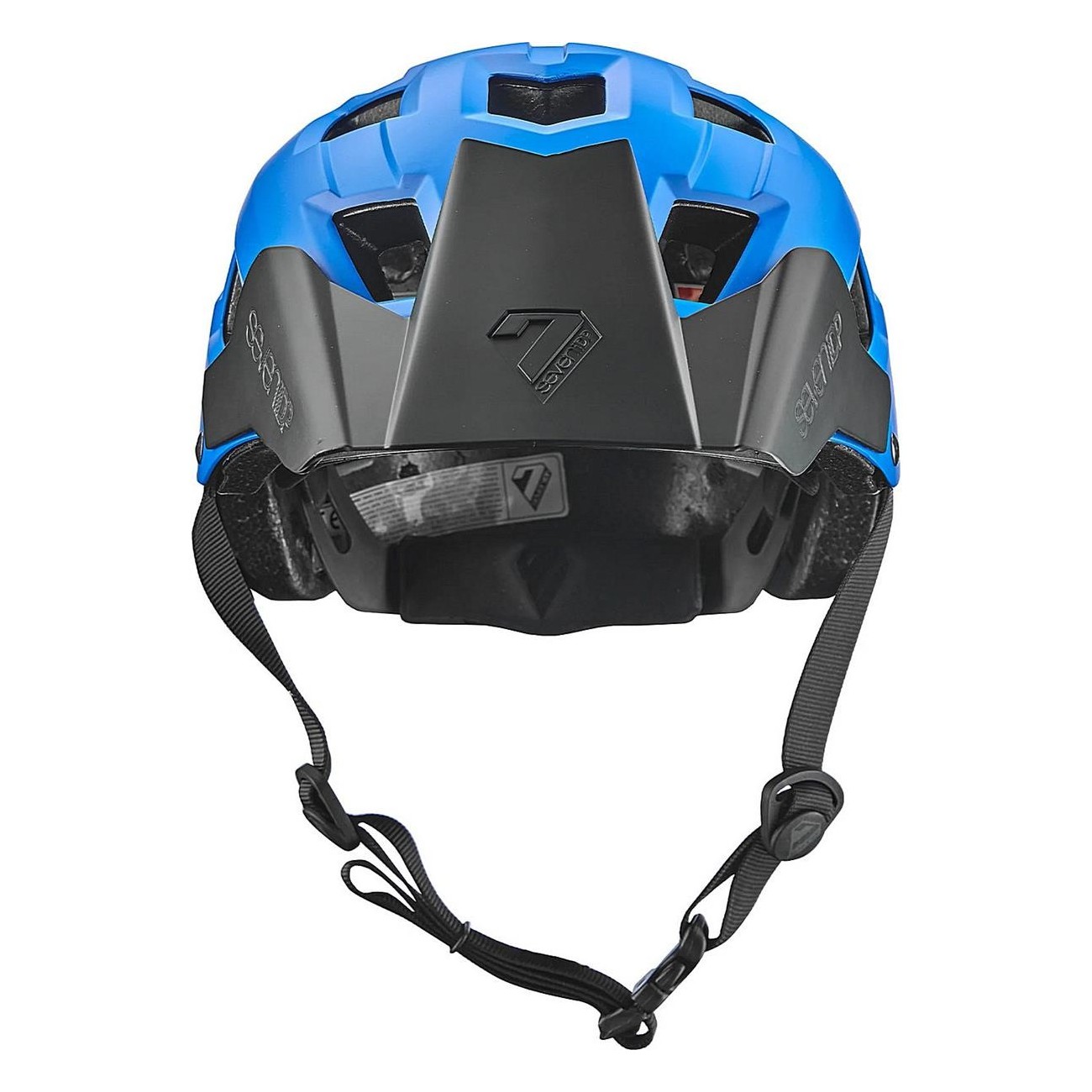 Casco M5 Azul L/XL 7 Protection con Carcasa de ABS y Visera Personalizada - 2