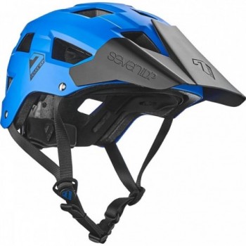 Casco M5 Azul L/XL 7 Protection con Carcasa de ABS y Visera Personalizada - 3