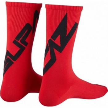 Atmungsaktive SUPASOX TWISTED Socken Rot aus Nylon - Größe L - 1