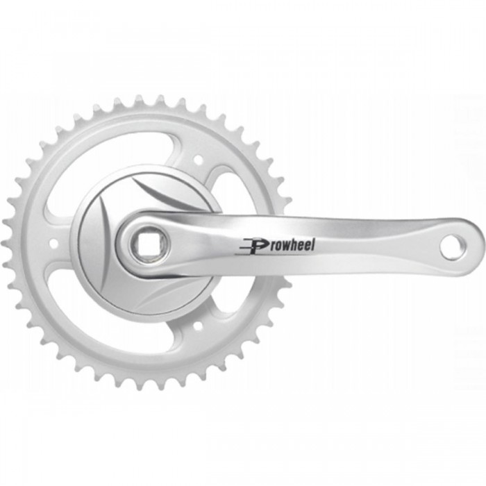 Aluminum Crankset 42D for Urban/City Bike, 170mm Crank Arms, 93mm Disc - 1