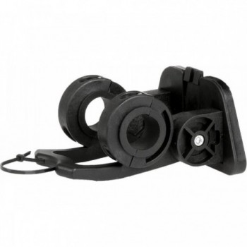 Cestino per Bicicletta Ventura Nero con Clip Regolabile, 34,5x26,5x26/22,5 cm - 4 - Cestini - 4015493430025